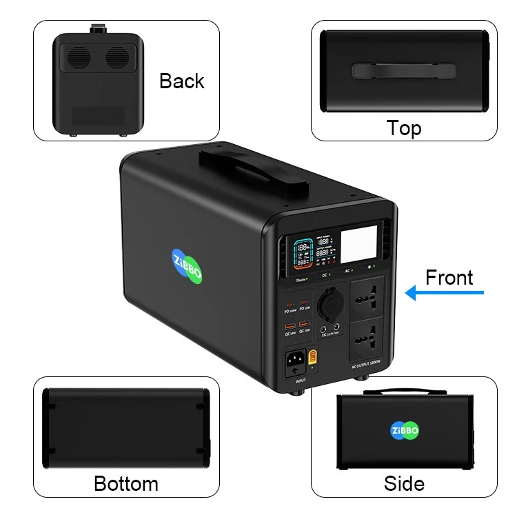 1200W Portable Power Station 1008Wh LiFePO4 Battery
