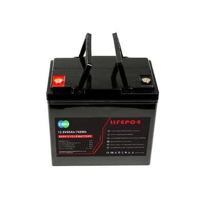 12V 60AH Li-FePO4-batteri med skjerm