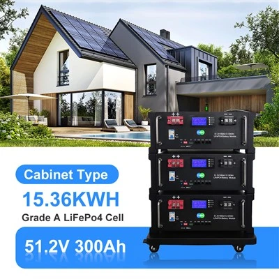 15KWH LiFePO4 fosfatstativ-monterbart batteri