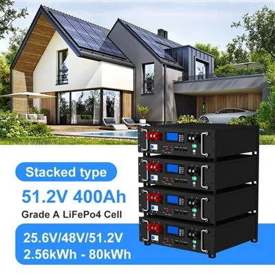 Rack-montert 20kWh 400AH 51,2V Litiumbatteripakke med høy kapasitet