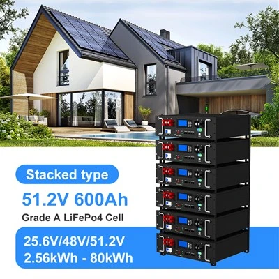 Solar 30 kWh Rack montert 51.2V 600AH klasse A litiumbatteri