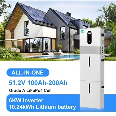 Solar All-in-One 6kw inverter + 10 kWh litiumbatteri